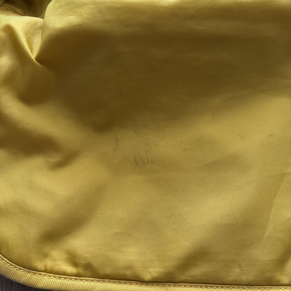 Patagonia Messenger Bag Crossbody Travel Computer Bag Mustard Medium - Picture 5 of 6